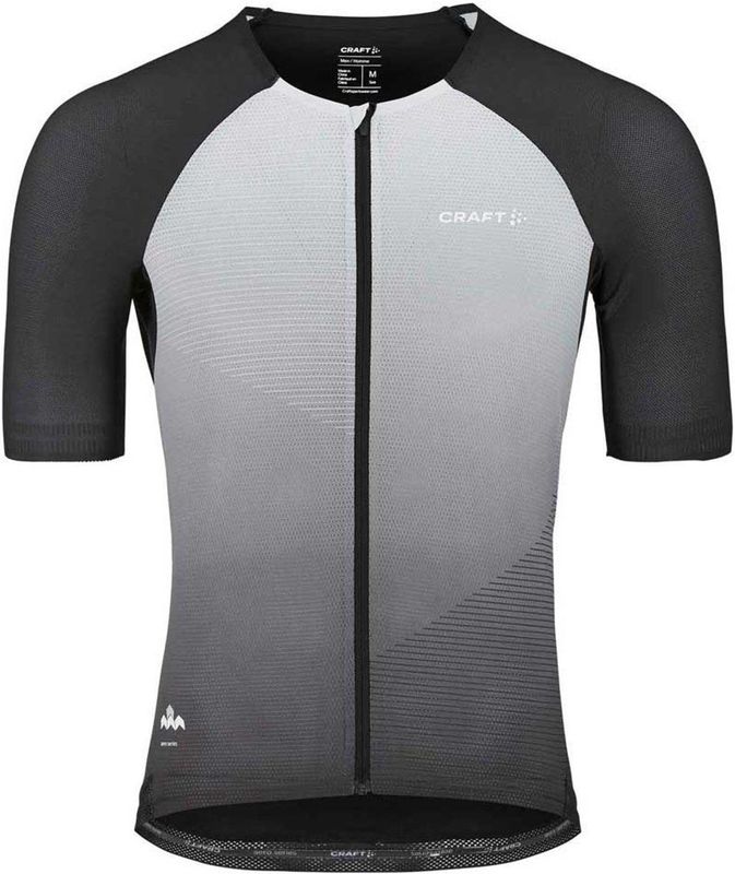 Craft Pro Aerolight Korte Mouw Wielertrui Grijs M Man