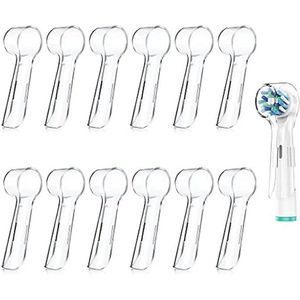 12 Stuks Tandenborstelafdekkingen voor Elektrische Tandenborstelkoppen - Beschermhoofdjes voor Tandenborstels