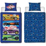 Character World - Hot Wheels - Dekbedovertrekset - Multicolor - Omkeerbaar, inclusief Kussensloop