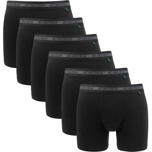 JBS 6P bamboe boxers zwart - XXL