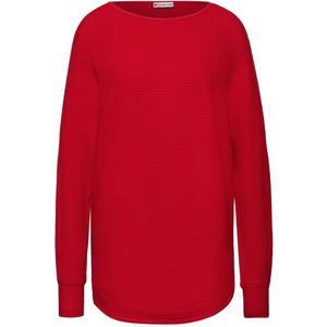 Street One Dames Dolman trui in Rood, in size: 34