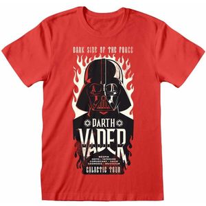 Star Wars - Vader Flames T-Shirt Red-S