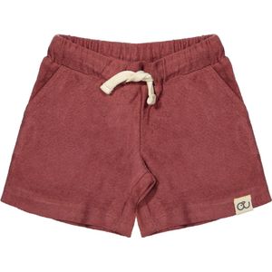 Xander - korte broek jongens - badstof - rood - maat 80