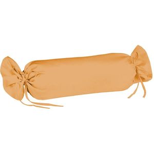 sleepling 15 x 40 cm satijnen kussensloop | kussenhoes van 100% zijdezachte katoen | voor nekkussen | Made in EU | wasbaar op 60 graden | goud