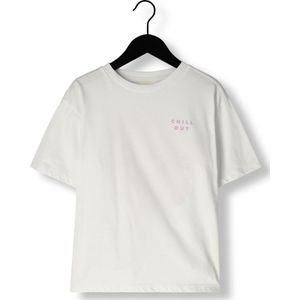 Sofie Schnoor G241213 Tops & T-shirts Meisjes - Shirt - Wit - Maat 164