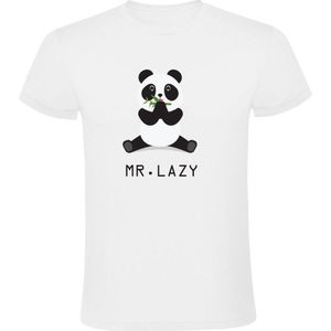 Panda Heren T-shirt | matchend | vrolijk | dieren | lui | bamboe | koppel