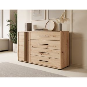 Meubella - Dressoir Adyson - Eiken - 138 cm