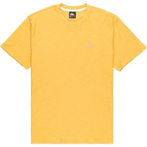 Quiksilver Slub Roundneck T-shirt Met Korte Mouwen Geel L Man