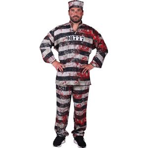 Bloody Prisoner Kostuum Man - Halloween Kostuum - Carnavalskostuum - Maat L