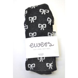 Ewers-Girls Maillot strik- anthrazit melee