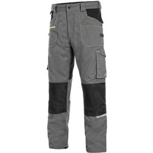 Werkbroek CANIS SAFETY CXS STRETCH, heren, verkort model 170-176cm, grijszwart, maat 60