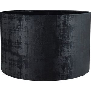 Lampenkap Cilinder - 35x35x22cm - Ontario zwart