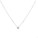 TFT Collier Witgoud Diamant 0.03ct H SI 41 - 43 - 45 cm