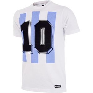 COPA - Argentinië Number 10 T-Shirt - XXL - Wit