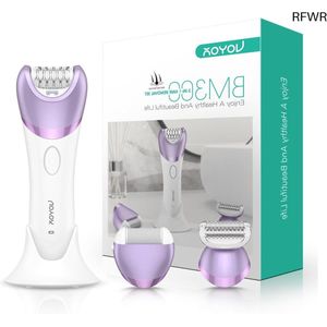 RFWR® Draadloze Epilator voor Vrouwen met 3-in-1 Functies - Ontharingsapparaat voor Gladde Huid