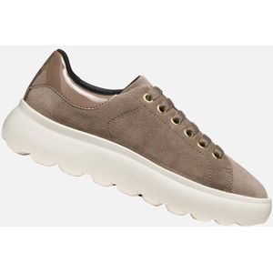 Geox - Spherica EC4.1 - Damestrainers - Oudroze/Taupe - Comfortabel en Gedempt
