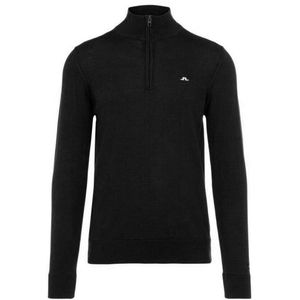 J.lindeberg Kian Half Rits Trui Zwart XL Man