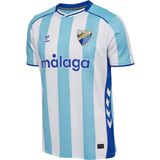 Hummel Málaga Cf 25/26 Thuis Korte Mouw T-shirt Junior Blauw 140 cm Jongens,Meisjes