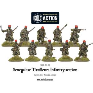 Senegalese tirailleurs infantry section