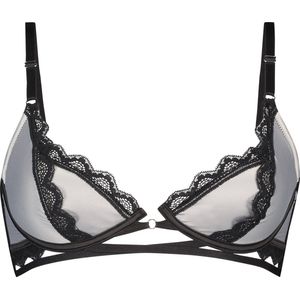 Hunkemöller Dames Lingerie Voorgevormde beugel bh Feride - Grijs - maat D75