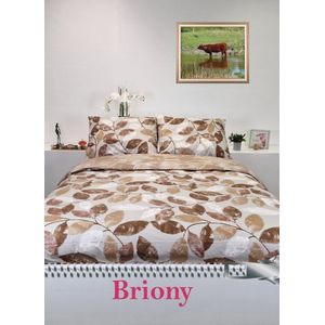 Sofiben -Budgetline - Briony - dekbedovertrek met een doorlopende rits over 3 zijden - afm. 140x220