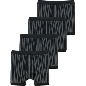 Schiesser Heren onderbroek kort met voorsluiting 4 pack Original Classics fijnrib