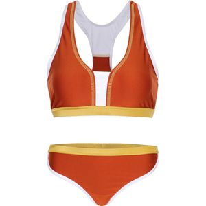 Sportieve bikini met 3 kleuren -Orange 170-176