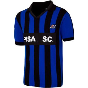 COPA - Pisa S.C. 1986/87 Retro Voetbalshirt - Heren - Blauw - Zwart - L