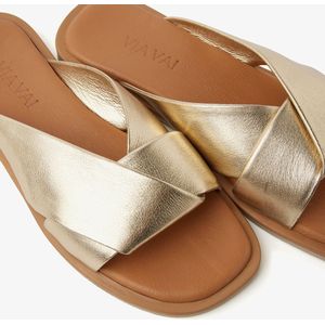 VIA VAI Mandy Colette Slippers - Goud - Maat 41