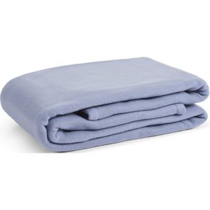 Bamatex Home Textiles - Plaid / Fleecedeken - 180 x 220 cm - LIGHT BLUE - 350 gr/m²