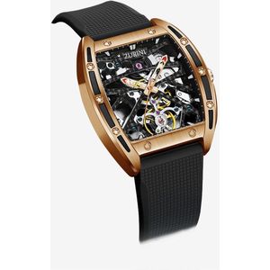 Zurini luxe heren horloge | Golden Storm | ICON collectie | Automatisch uurwerk | 48 uur reserve | Sapphire Crystal glas