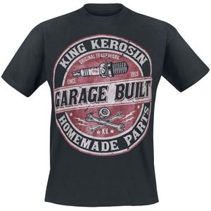 King Kerosin Garage Built Heren T-shirt - zwart - M
