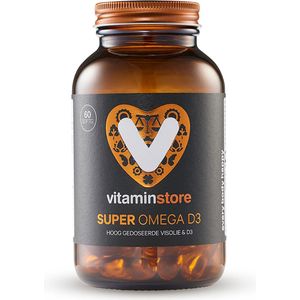 Vitaminstore - Super omega D3 (omega 3) - 60 softgels