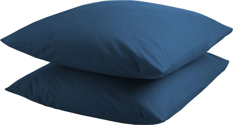 DoubleDry - Kussensloop - Blauw - 60x70 cm - 2 Stuks