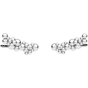 ARLIZI 2301 Oorbellen bubbels oorklimmers - sterling zilver - 11 mm