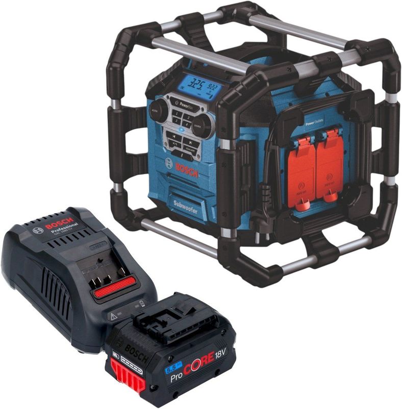 Bosch GPB 18V-5 C Professionele draadloze radio 18 V Bluetooth Solo ( 06014A4000 ) - zonder accu, zonder oplader