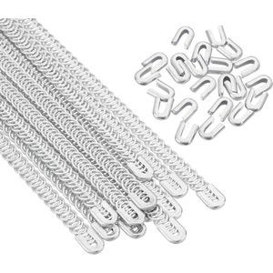 Korsetversterkingen, 24 stuks, spiraalvormige staal, 1/4 inch x 35 cm, verzinkt koolstofstaal, hoge kwaliteit, capuchon, voor korset, jurk.