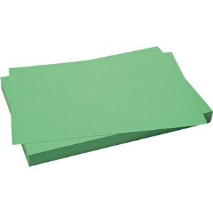 Gekleurd Karton, 50x70 cm, 270 gr, gras groen, 10 vel/ 1 doos | Knutselpapier | Knutselkarton