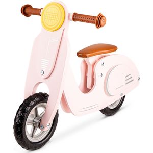 New Classic Toys Houten Loopfiets - Scooter - Roze - Zithoogte 33 centimeter