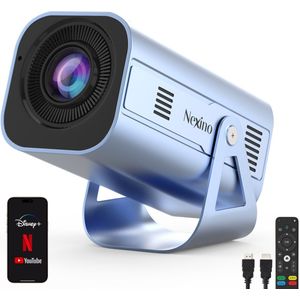 Nexino® Beamer MAX 10.000 Lumen - 4K-ondersteuning - Home Cinema - Ingebouwde Android - Wifi & Bluetooth - Streamen vanaf je telefoon - Incl. HDMI-kabel