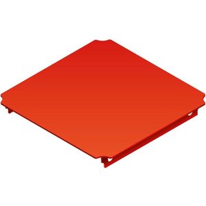 Quadro bouwpaneel (40x40cm) - Rood