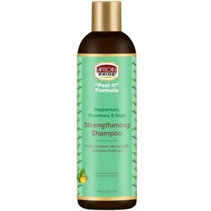 African Pride Pepperment & Rosemary Strengthening Shampoo 354ml