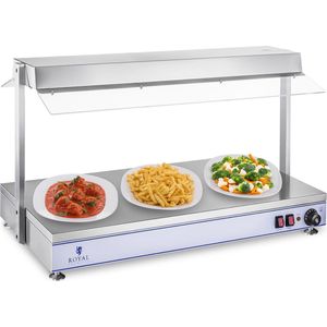 Royal Catering Warmhoudplaat - 3 halogeenlampen - 1.550 W