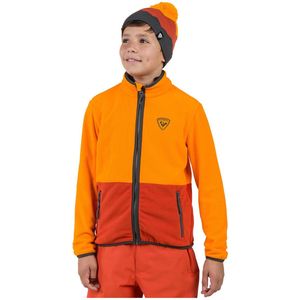 Rossignol - Strawpile - Fleecejack - Oranje - 8 Years - Volledige Rits