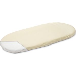 Sensillo Baby Kinderwagen Matras Hoeslaken - 35 x 75 cm - Jersey - Creme - Matrashoes kinderwagen