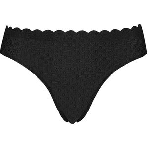 Sloggi Dames ZERO Feel Lace Brazil Panty Zwart XL