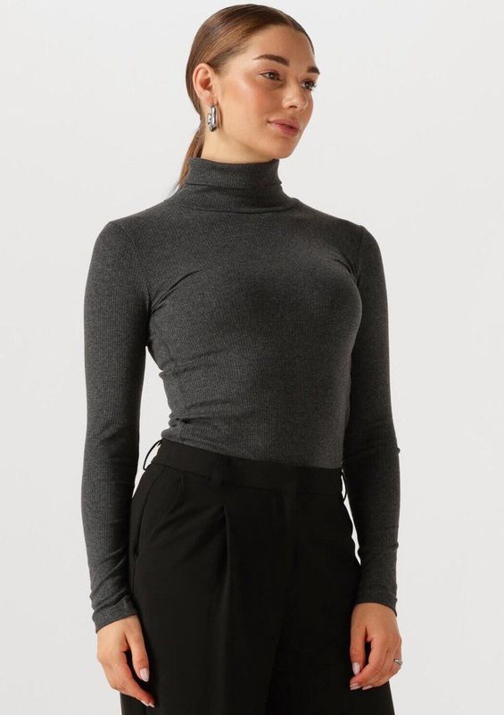 INWEAR - Dagnaiw Rollneck Melange - Coltrui - Donkergrijs