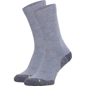 NOMAD® 2-Pack Anti-Teek Coolmax Wandelsok Crew | 35-38 | Grijs | Anti Teek en Mug