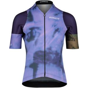 Bioracer Flandrien Series Pedaleur Icon - Fietsshirt Dames Korte Mouw - Violet - Maat L