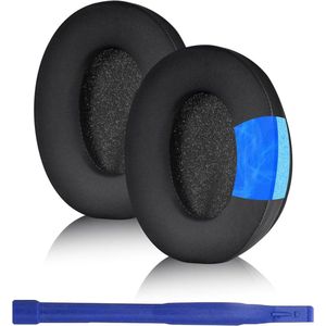 Allecto Plus - Vervangende Oorkussens voor Over-Ear Hoofdtelefoon - Zwart/Grijs - Compatibel met diverse Sony modellen